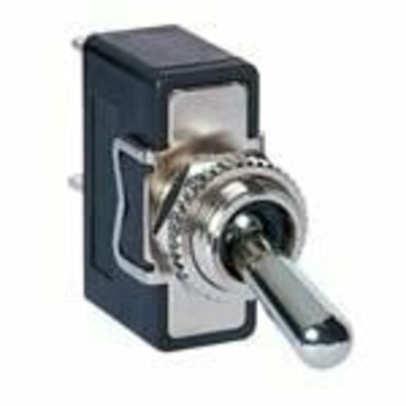 ARCOELECTRIC Toggle Switch, Spst, (On)-Off, Momentary, 14A, 36Vdc, Quick Connect Terminal, Metal Lever Actuator,  C3901BA